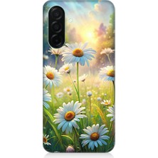 Teknomeg Samsung Galaxy A26 Uyumlu Papatya Tarlası  Desenli Silikon Kılıf