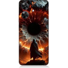 Teknomeg Realme Note 60 Uyumlu Ateş Çemberi  Desenli Silikon Kılıf