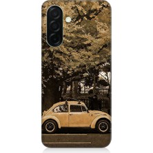 Teknomeg Samsung Galaxy A36 Uyumlu Klasik Vosvos  Desenli Silikon Kılıf