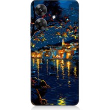 Teknomeg Realme Note 60 Uyumlu Gece Işıkları  Desenli Silikon Kılıf