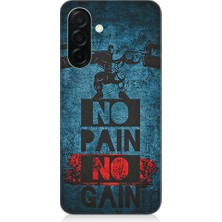 Teknomeg Samsung Galaxy A26 Uyumlu No Pain, No Gain  Desenli Silikon Kılıf