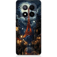 Teknomeg Redmi Note 14 Pro Plus Uyumlu Paris Sokakları  Desenli Silikon Kılıf