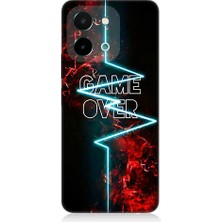 Teknomeg Vivo Y28 Uyumlu Oyun Bitti  Desenli Silikon Kılıf