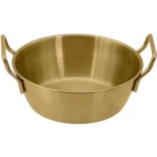 Çelik Gold Sahan Tava - 15 cm Yumurta Tavası, Sos Tavası, Şık ve Kullanışlı Mutfak Tavası, Çok Amaçlı Pişirme Tavası