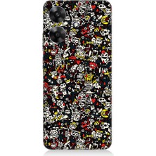 Teknomeg Realme Note 60 Uyumlu Küçük Figürler  Desenli Silikon Kılıf