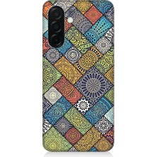 Teknomeg Samsung Galaxy A56 Uyumlu Renkli Desen  Desenli Silikon Kılıf