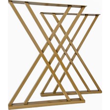 Metal Bank Sehpa Orta Sehpa Ayağı 2 Adet Ayak 42 cm Mobilya Ayağı