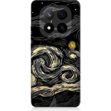 Teknomeg Redmi Note 14 Pro Plus Uyumlu Yıldızlı Gökyüzü  Desenli Silikon Kılıf