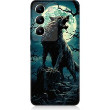 Teknomeg Vivo V30 Lite Uyumlu Karanlık Canavar  Desenli Silikon Kılıf