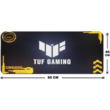 Appa Appa Tuf Desenli Oyuncu Mouse Pad 80X40 cm Kaymaz Dikişli