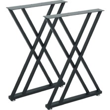 Metal Bank Sehpa Orta Sehpa Ayağı 2 Adet Ayak 42 cm Mobilya Ayağı