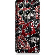 Teknomeg Xiaomi 14T Pro Uyumlu Ayda Kurt  Desenli Silikon Kılıf