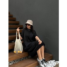 Kadın Siyah Ambra Garnili Elbise 29070