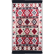 Home Çift Taraflı Kilim Makinede Yıkanabilir Modern Desenli 80X150CM