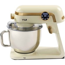 Easy Chef M123 1800W Güç 7l Hazne Stand Mikser Krem Gold