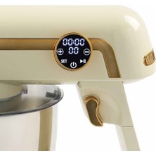 Easy Chef M123 1800W Güç 7l Hazne Stand Mikser Krem Gold