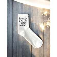 Unisex Basklı Çorap