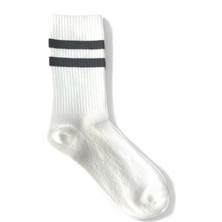 Unisex Basklı Çorap