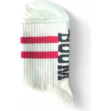 Unisex Basklı Çorap