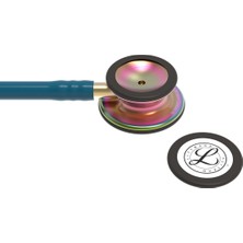 Littmann 3m Classic  Stetoskop 5807, Karayip Mavisi Hortum, Gökkuşağı Dinleme Çanı