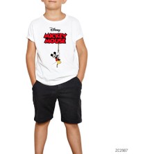 Disney Mickey Mouse Beyaz Çocuk Tişört