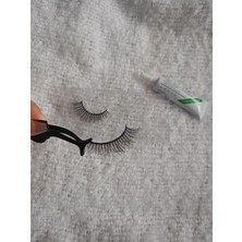 Seburam Collection Cımbız Şeffaf  Yapıştırıcılı Ipek Gerçek Görünümlü Takma Kirpik Set