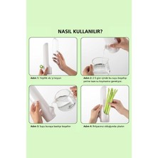 Le Nish Home Yeşillik Saklama Kabı - Uzun Süre Taze Tutma, Herb Keeper Sebze Saklama Kabı