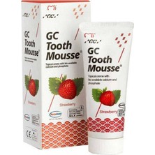 Gc Tooth Mousse Çilek Aromalı 40 gr Bio-Uygun Kalsiyum ve Fosfat İçeren Ağız Bakım Ürünü
