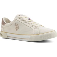U.s. Polo Assn. Rachel 5fx Kadın Sneaker Bej