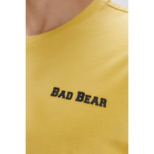 Bad Bear Eddy Sarı Baskılı Tişört