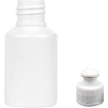 Ziylan 60 ml Beyaz Şişe Puspul Kapaklı 12 Adet