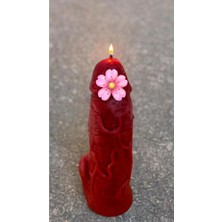 Aresmumatölyesi Esprili Kalın 15 cm Dekoratif Mum
