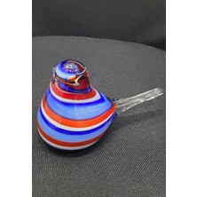 Renkli Koparma Cam Kuş Figür Gövde Gaga Kuyruk Obje El Yapım 12X6X8CM Dekoratif Hayvan Biblo 1 Adet