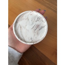 Atelier Rainy Dekoratif Yuvarlak Sunumluk Saksı ve Takı Tabağı 10  cm  - Karışık Desenli