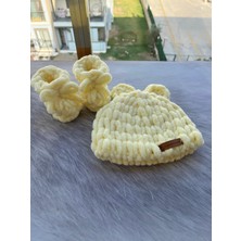 Alize Puffy Bebek Şapka Patik Seti 2'li Set