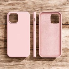 Apple Iphone 15 Uyumlu Kılıf Yumuşak Silikon Içi Kadife Lansman Kapak .