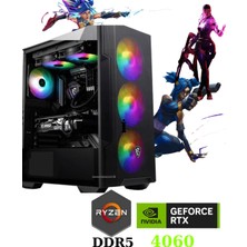 TKDEN-V19 RYZEN5-7500F 32GB Ddr5 1tb SSD RTX4060 8gb Oyuncu Masaüstü Bilgisayar