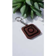 Instagram Nfc Anahtarlık Bronz
