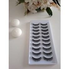 Seburam Collection 10'lu Çok Kullanımlı Hacimli Doğal 10 Çift Takma Kirpik