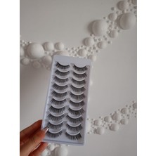 Seburam Collection 10'lu Çok Kullanımlı Hacimli Doğal 10 Çift Takma Kirpik