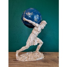 Dünyayı Omuzlayan Atlas Polyester Dekoratif Biblo