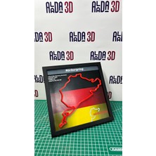 Nürburgring Tablo Ahşap Poster Dekoratif