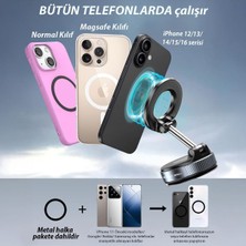 Kip GSM Tüm Modellere Uyumlu Vakumlu Magsafe Destekli 360°VAKUMLU Taşınabilir Çok Amaçlı Araç Telefon Tutucu