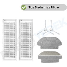 robotyedek Viomi Se Uyumlu Yedek Hepa Filtre Yan Fırça Mop-6 Parça