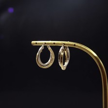 PIEDORA GOLD 14 Ayar Altın Küpe