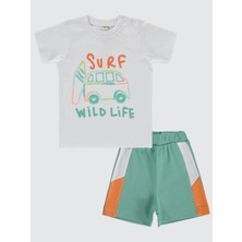 Civil Baby  Erkek Bebek Takım 6-18 Ay Ekru