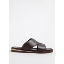 Hammer Jack Kahve Erkek Terlik Ostuni Terlik