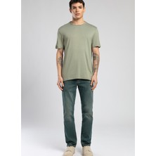 Lee Cooper Gael Erkek O Yaka T-Shirt Haki