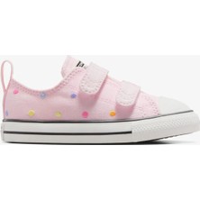 Converse Chuck Taylor All Star 2V Polka Dots Çocuk Pembe Sneaker.650