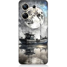 Teknomeg Infinix Zero 30 4g Uyumlu Balıkçı Teknesi  Desenli Silikon Kılıf